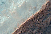 Exposed Stratigraphy in Peraea Cavus Southern Wall