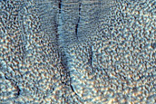 Layered Deposits in Impact Crater in Utopia Planitia