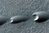 Barchan Dune Change in Hellespontus Region