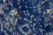 Possible Pyroxene-Rich Terrain on Crater Floor Northeast of Jezero Crater