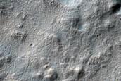 Layered Feature East of Hellas Planitia