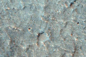 Mantled Eroded Bedrock in Tiu Valles