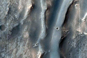 Alluvial Fans in Juventae Chasma