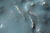 Bright Deposits near Voeykov Crater