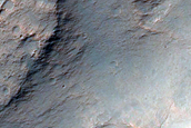 Joining of Channels East of Terby Crater