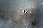 Chain of Small Craters outside of Henry Crater