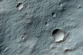 Central Pit of 40-Kilometer Impact Crater