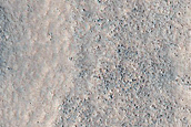 Grooved Surface on Mesa in Deuteronilus Mensae
