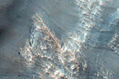 Light Toned Material Northeast of Hellas Planitia