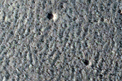 Crater Cut by Horst and Graben