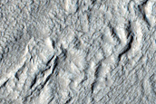 Gullies in Crater