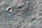 Ridges Northeast of Hellas Planitia