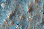 Bedrock in Northeast Syrtis Major Region