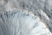 Crater with Steep Slopes