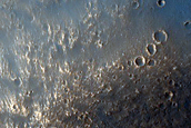 Sediment Fan in Crater