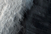 Region of Large New Impact in Tempe Terra