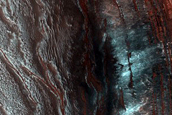 Monitoring of Steep Scarp in North Polar Layered Deposits Trough