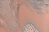 Dark Material in Coprates Chasma