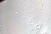 Crater on Tyrrhenus Mons