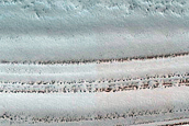 Steep Scarp on North Polar Layered Deposits Periphery