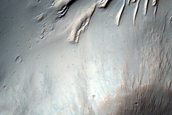 Possible Hydrated Minerals in Crater between Cross and Columbus Craters