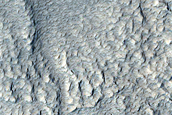 Channels near Moreux Crater