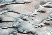 Dune-Ice Mobility in Olympia Undae
