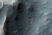 Landforms of Coprates Catena