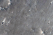 Wind Streak Monitoring Site Northwest of Uranius Tholus