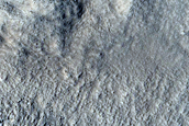 Layers in Crater near Tinjar Valles