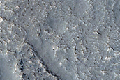 Channels North of Moreux Crater