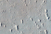 Landforms Northwest of Ascraeus Mons