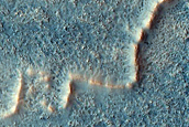 Ridged Flow-Like Features in Deuteronilus Mensae