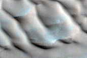 Abalos Undae Polar Crater Dunes