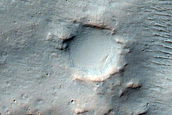 Ridges North of Savich Crater