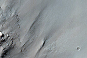 Layers on Crater Wall in Terra Sabaea