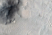 Crater in Utopia Planitia