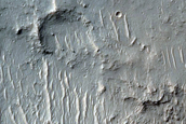 Ridge on Crater Floor near Parana Valles