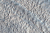 Lineated Valley Floor Material in Terrain in North Arabia Terra
