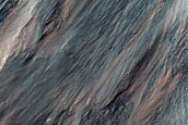 Southern Canyon Wall in East Coprates Chasma
