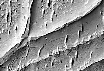 Curving Ridges in Aeolis Planum