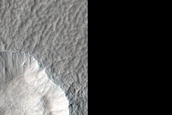 Small Impact into Debris Covered Glacier