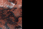 Barchan Dunes in North Polar Layered Deposits