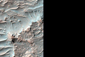 Tyrrhena Terra Rocky Crater Floor Materials