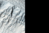 Layers in Crater near Tinjar Valles