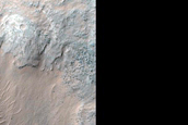 Light Toned Outcrop in Arsinoes Chaos