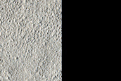 Secondary Craters Associated with Large Fresh Impact in Amazonis Planitia