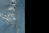Eos Chasma Crater Slope with Sulfates