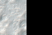 Craters and Ridge in Hesperia Planum