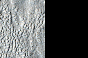Lineated Valley Floor Material in Terrain North of Arabia Region